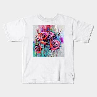 Big red roses Kids T-Shirt